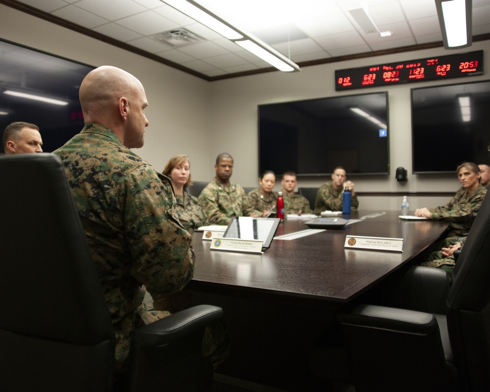 Marine Corps Forces Reserve Commander Tours Marine Corps Forces Cyberspace Command