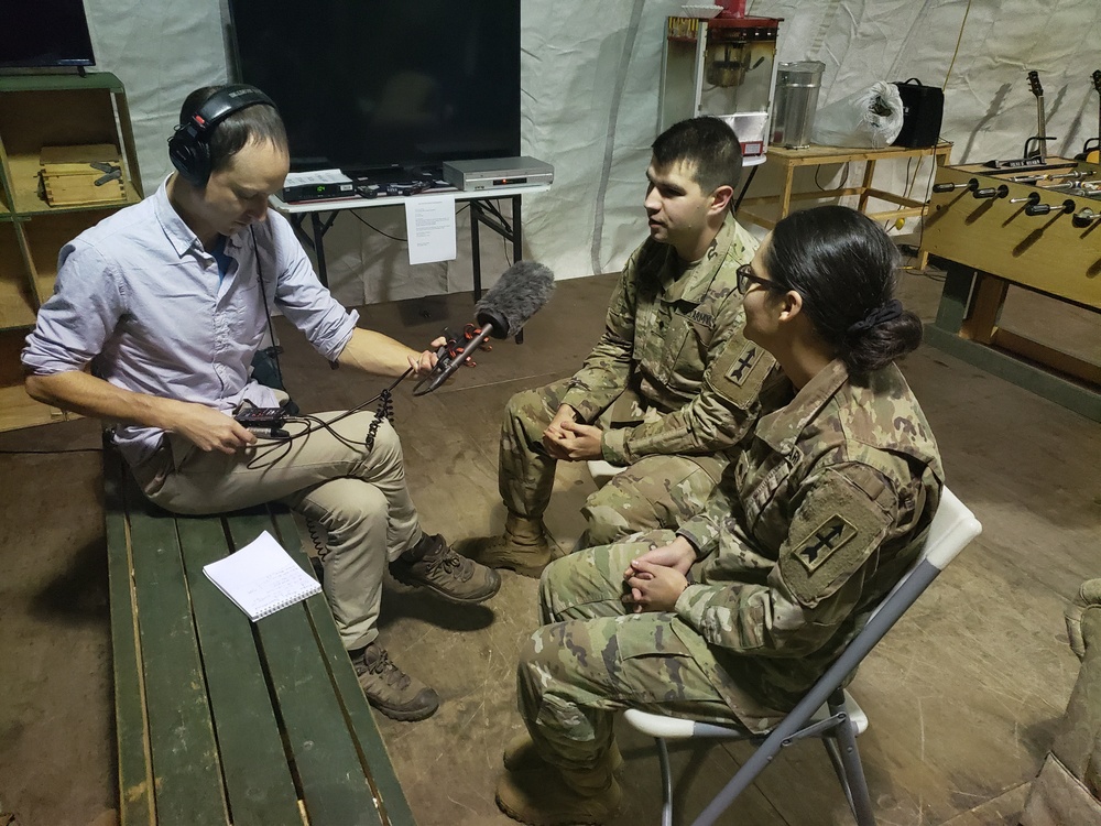 Journalist visits Joint Multinational Training Group - Ukraine