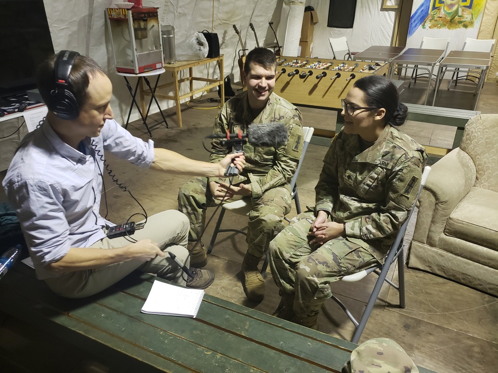 Journalist visits Joint Multinational Training Group - Ukraine