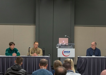Marines conduct a panel on character building