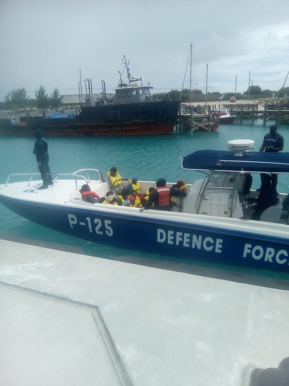 Coast Guard, partner agencies rescue 187 people 17 miles southwest of Turks and Caicos Islands