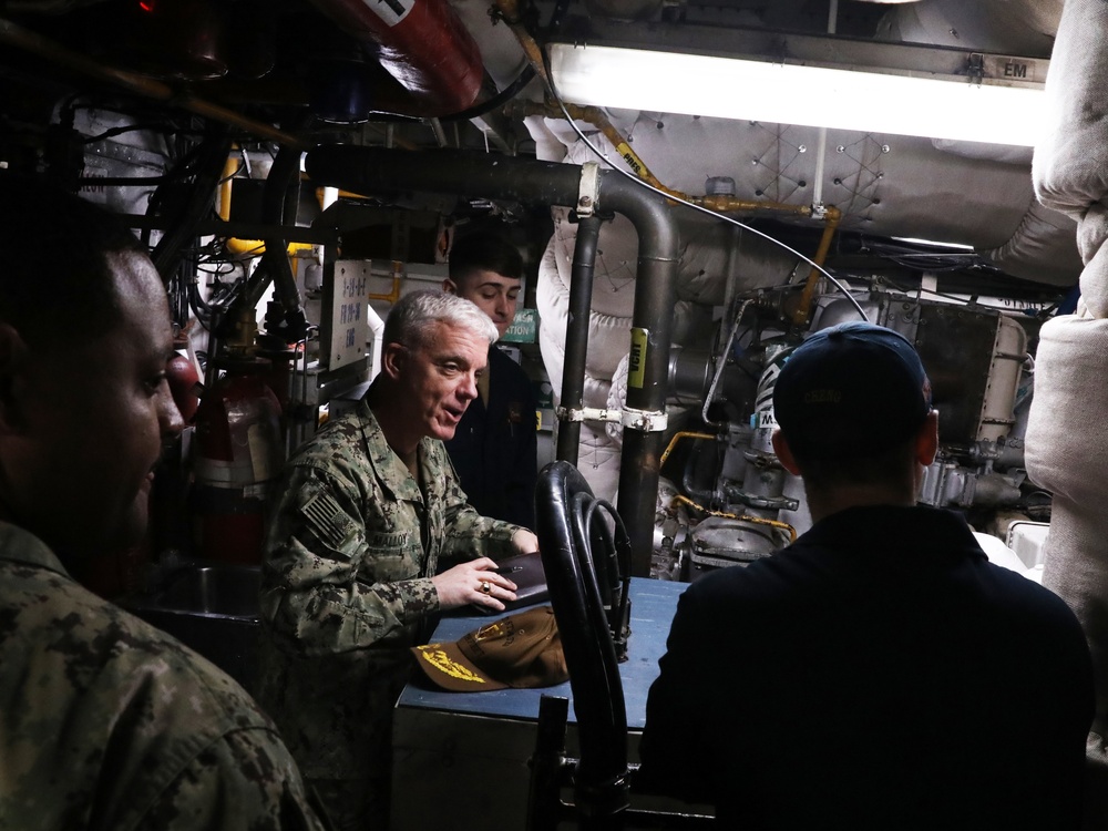 Adm. Malloy Visitation