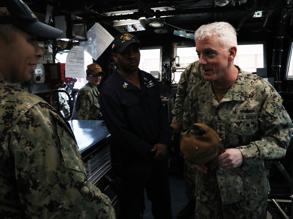 Adm. Malloy Visitation