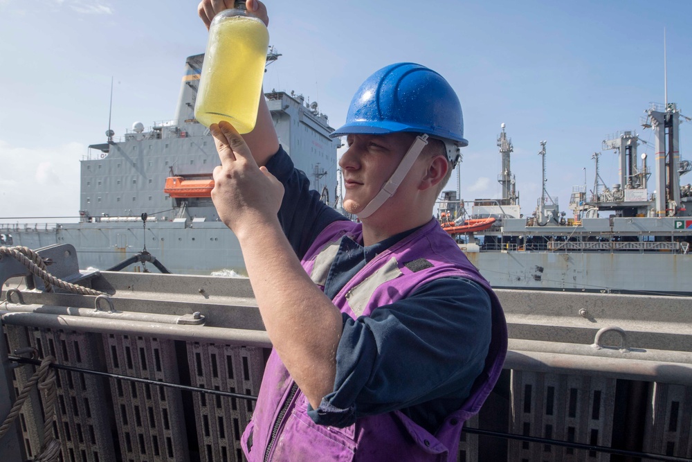 USS Wayne E. Meyer (DDG 108) Replenishment-at-Sea