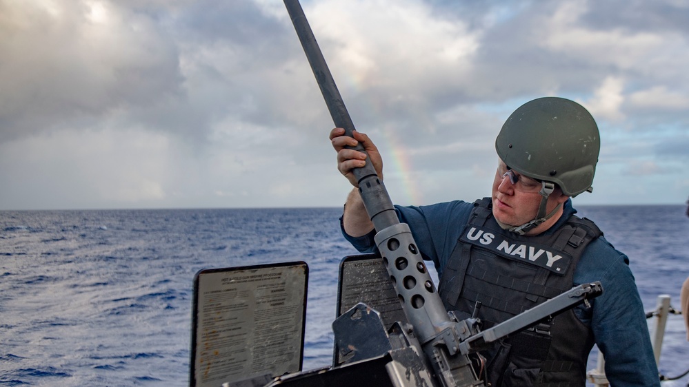 USS Wayne E. Meyer (DDG 108) Gun Shoot