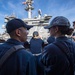 USS Chancellorsville Fueling-at-Sea with USS Abraham Lincoln