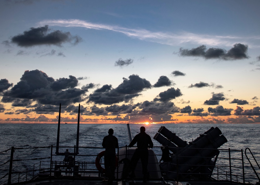 USS Chancellorsville Aft Lookout