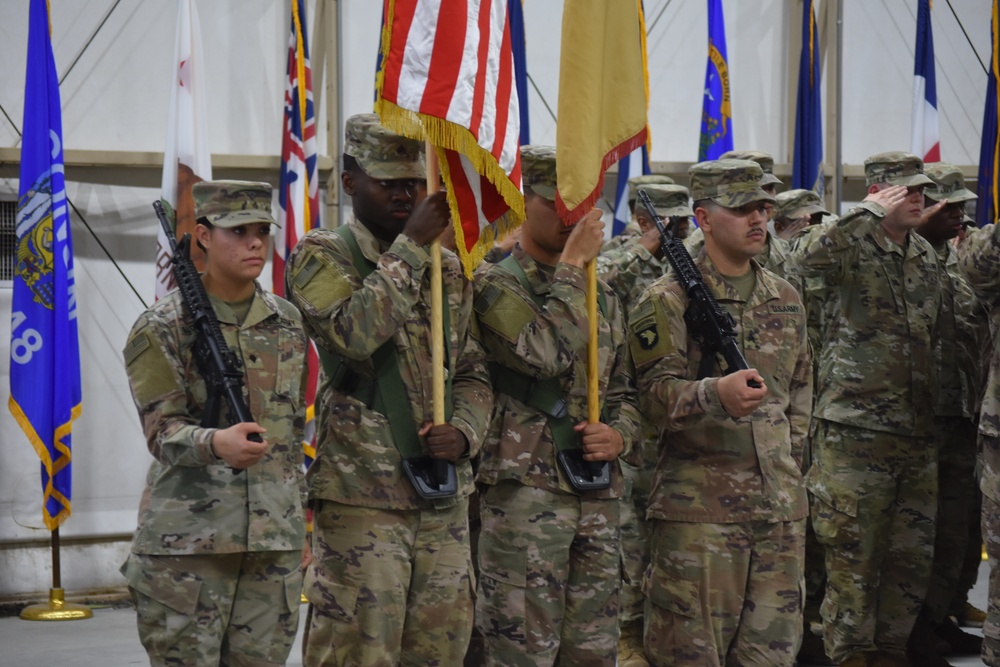 129th CSSB Transfers Authority for Mission to 87th CSSB