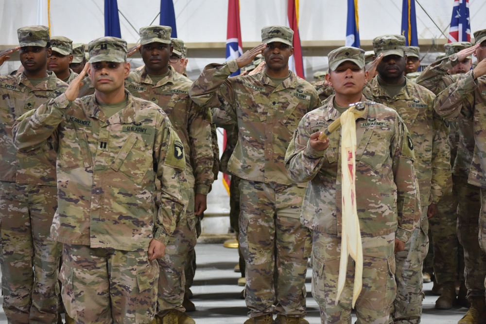 129th CSSB Transfers Authority for Mission to 87th CSSB