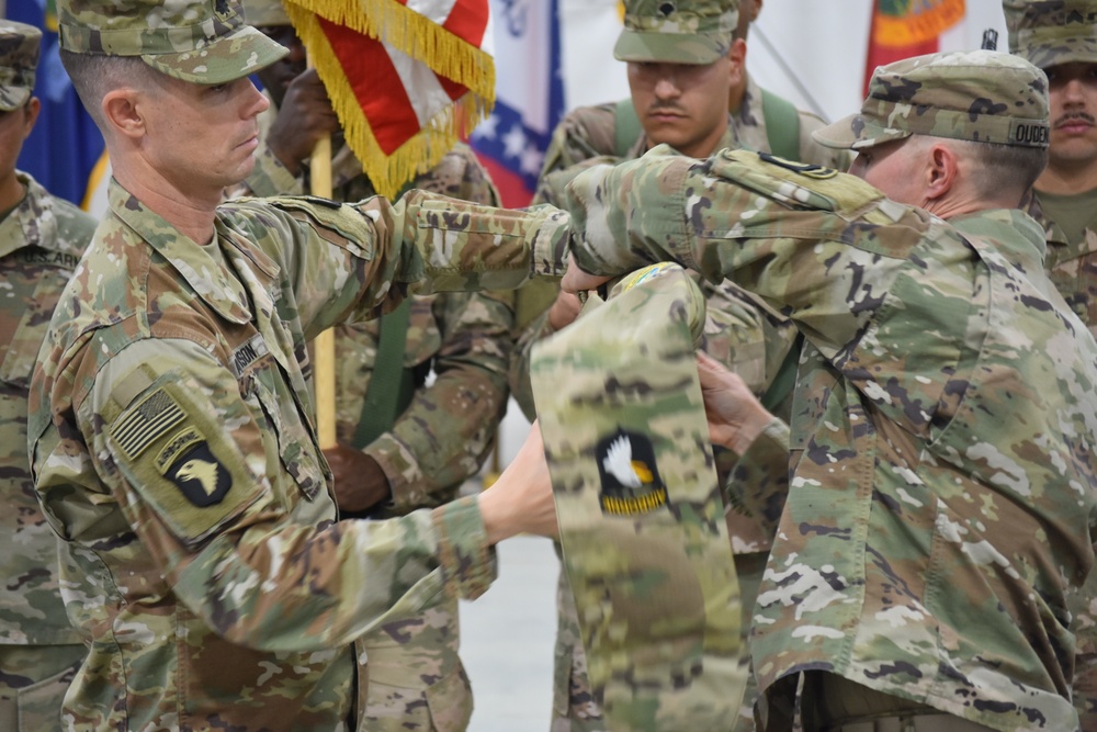 129th CSSB Transfers Authority for Mission to 87th CSSB