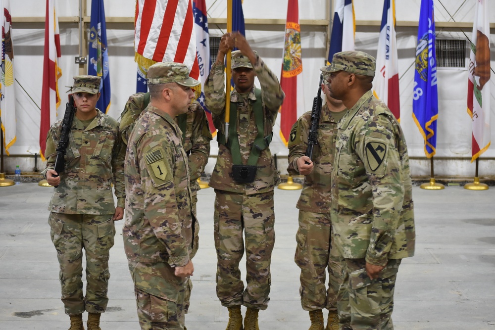 129th CSSB Transfers Authority for Mission to 87th CSSB