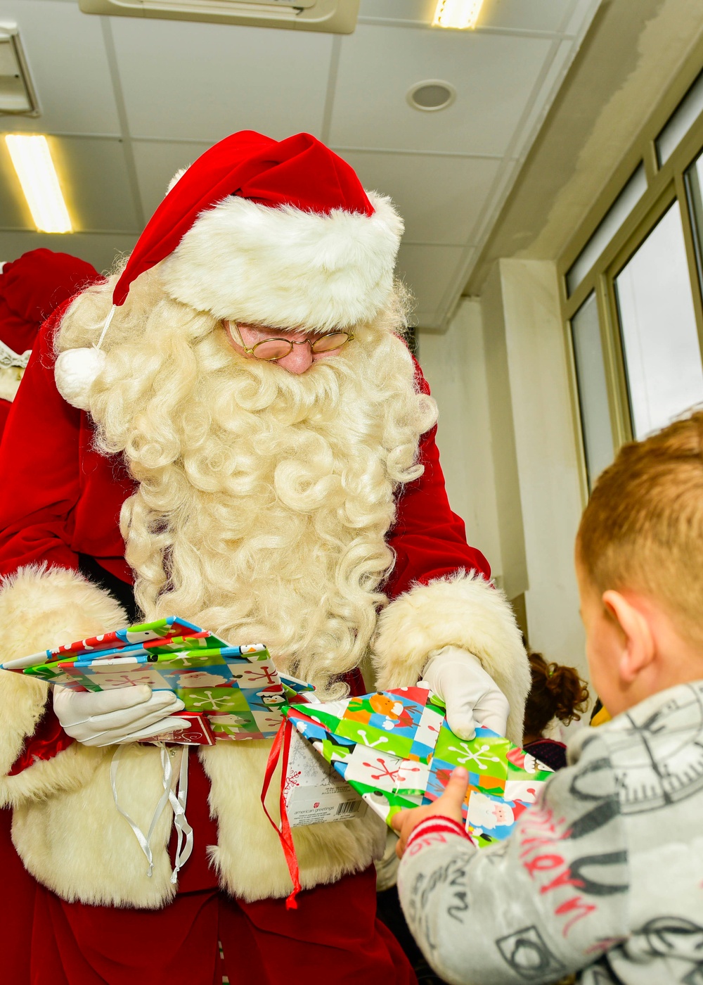 NSA Naples Community Spreads Holiday Cheer at Santabono Children's Hospital