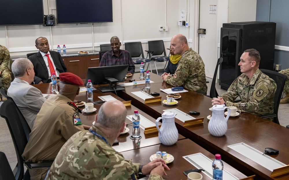 Djiboutian Minister of Defense, National Security Advisor meet with CJTF-HOA, U.S. Embassy leadership