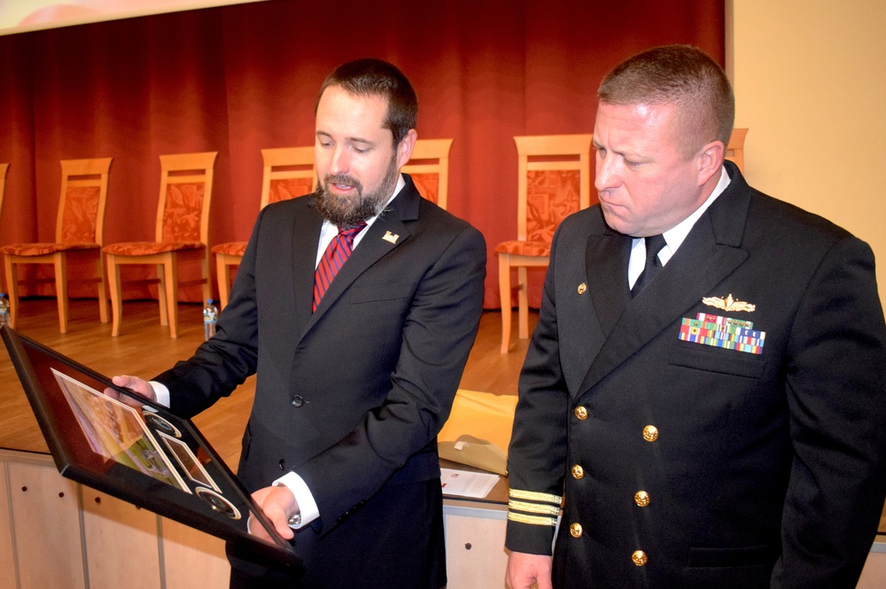 Aegis Ashore Poland holds change of command ceremony