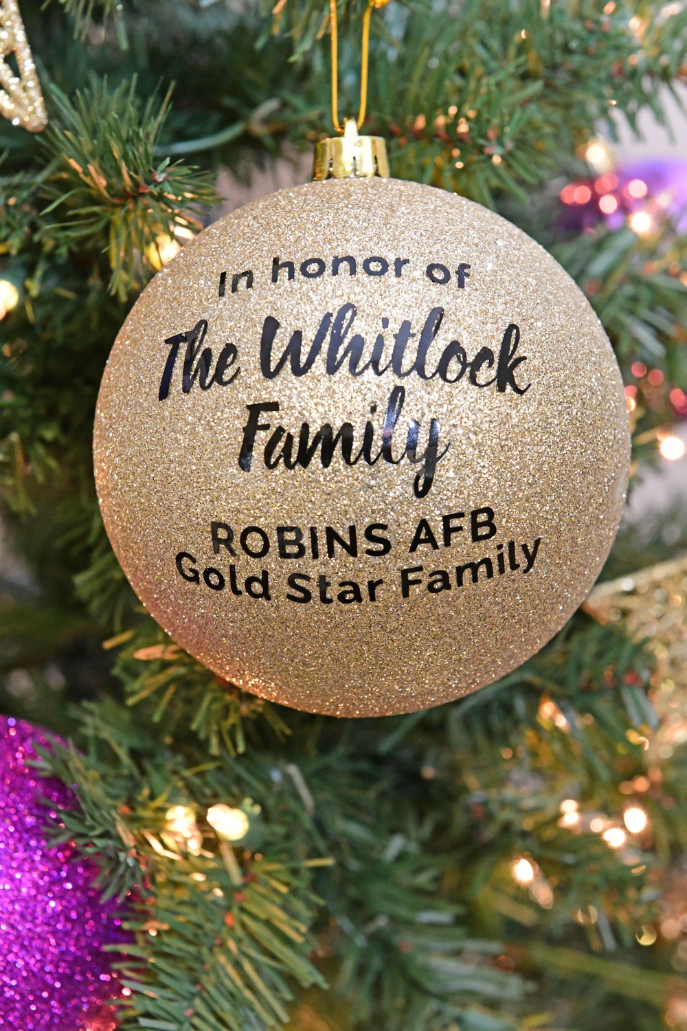 Gold Star Holiday Tree stands as symbol for those who made ultimate sacrifice