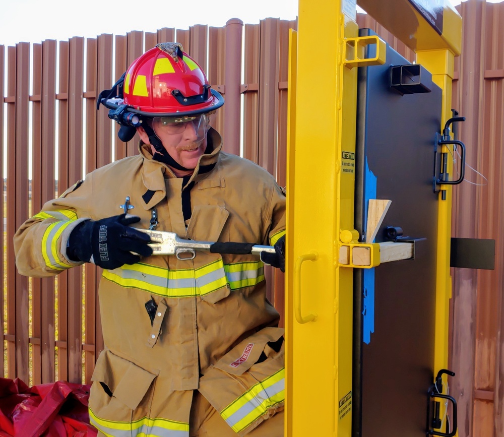 Gaining access: Entry door simulator provides improved rescue training