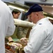 180th Fighter Wing Commanders Serve Holiday Lunch