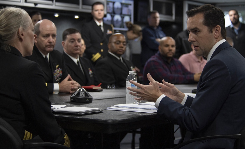 Navy Installations Commander receives FBI, NCIS Briefing