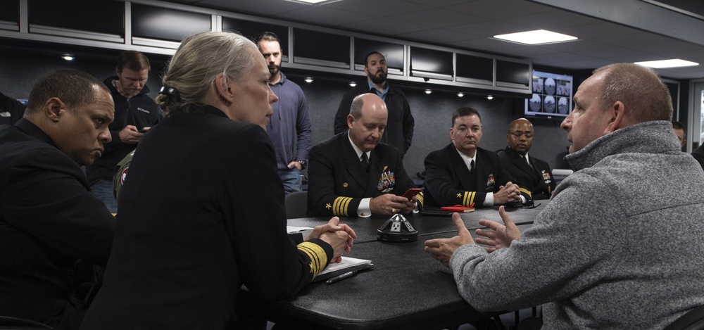 Navy Installations Commander receives FBI, NCIS Briefing