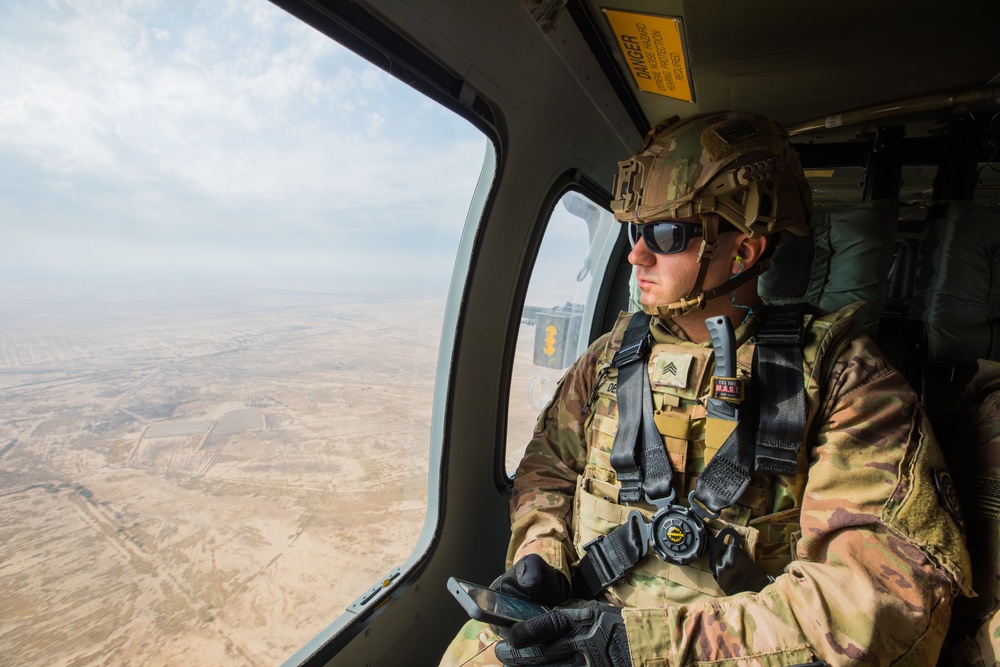 Illinois Army National Guard Soldier Reenlists in Iraq