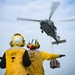 USS Harry S. Truman (CVN 75) conducts a RAS in the Red Sea