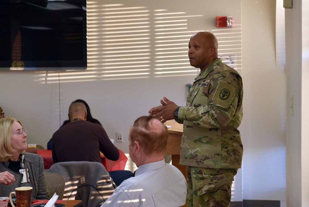 Chaplain Corps conducts prayer breakfast with BG Bagby