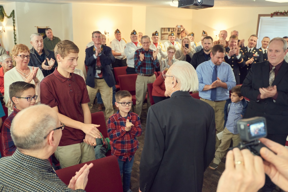 258th Field Artillery Veteran Recognized by French Government for WWII Service