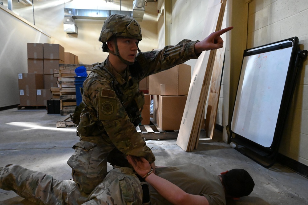 219th Security Forces Squadron conducts training