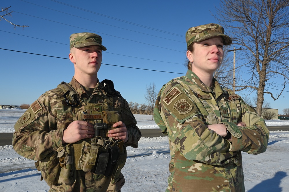 219th Security Forces Squadron conducts training