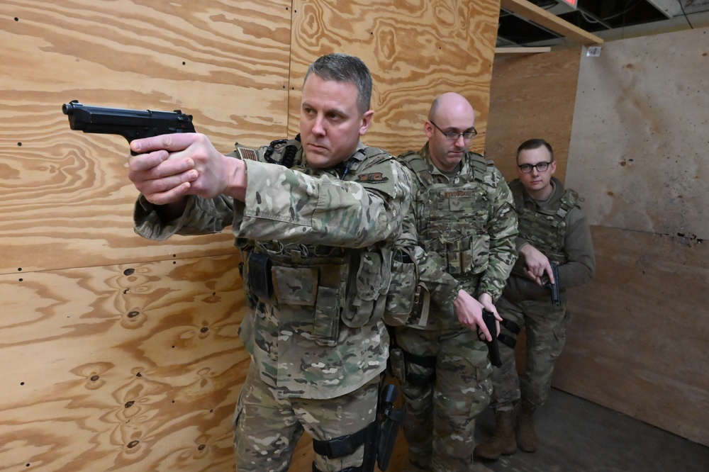 219th Security Forces Squadron conducts training