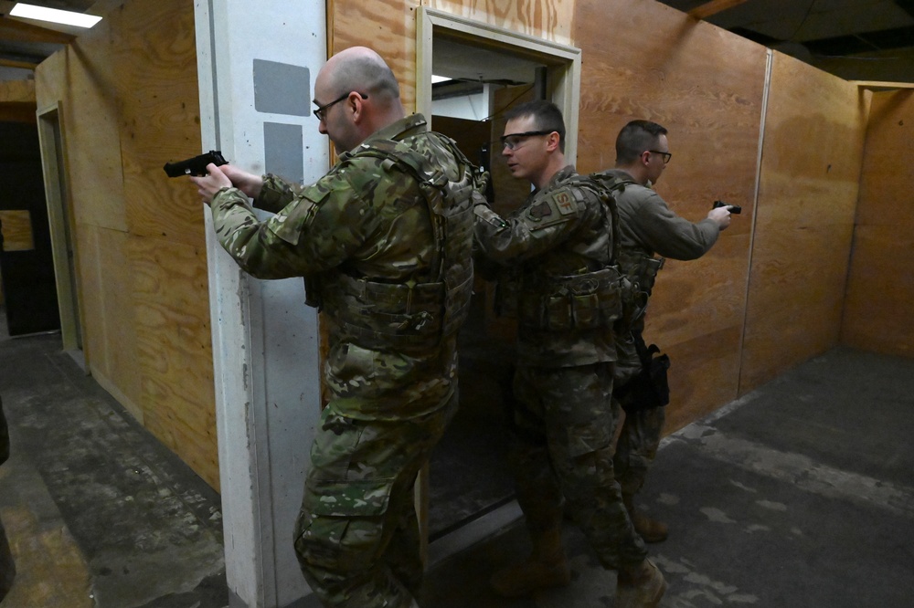 219th Security Forces Squadron conducts training