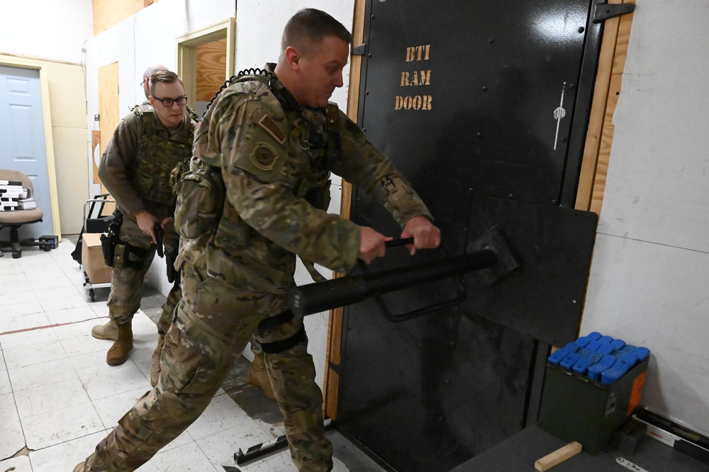 219th Security Forces Squadron conducts training