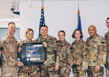 U.S. Air Force Master Sgt. Rebekah Spedaliere, first sergeant, 514th Logistics Readiness Squadron, 514th Air Mobility Wing.
