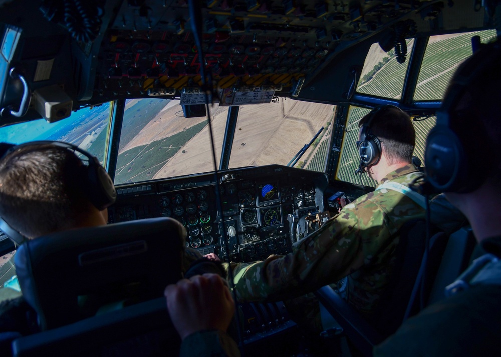 Dobbins displays tactical airlift skills in Portugal