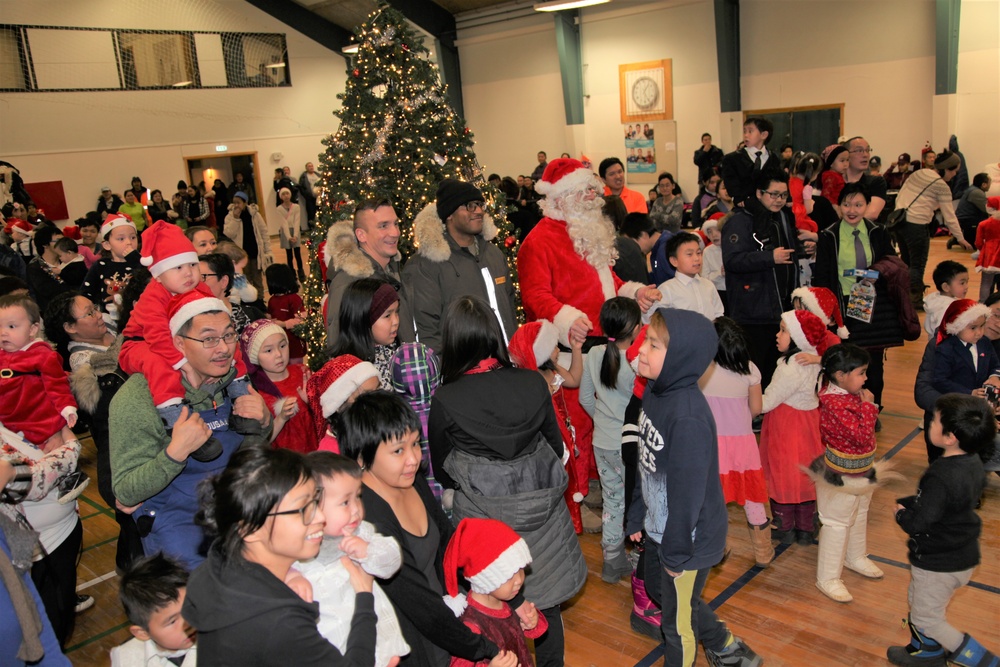 Julemand comes to town—Thule AB gives back to community