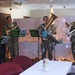 4th Infantry Division Band Brass Quintet performs for deployed Soldiers