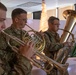 4th Infantry Division Band Brass Quintet performs for deployed Soldiers