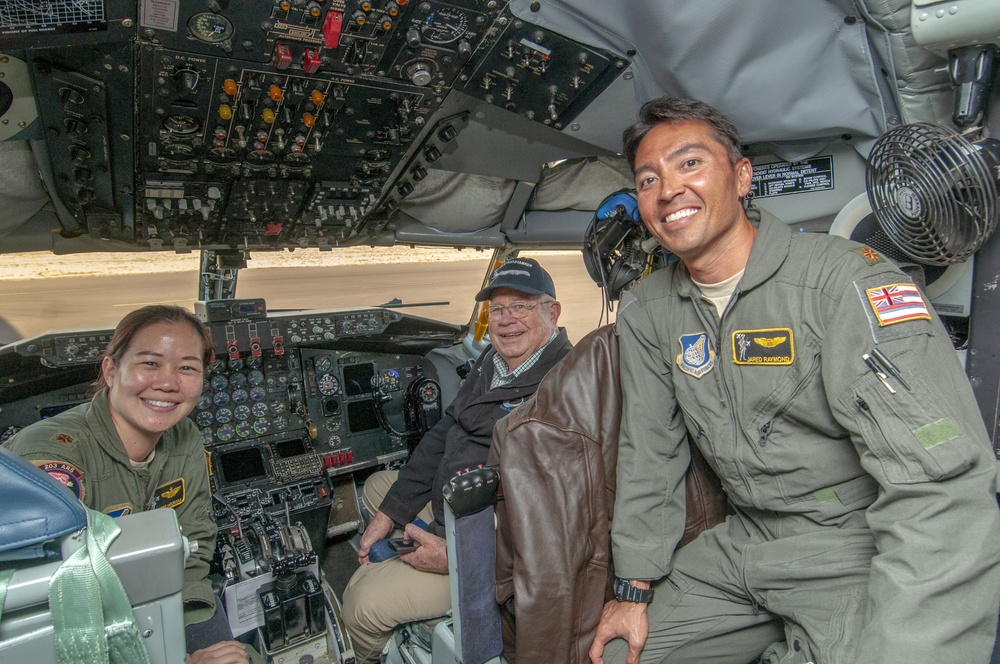 HIANG KC-135 makes historic flyover