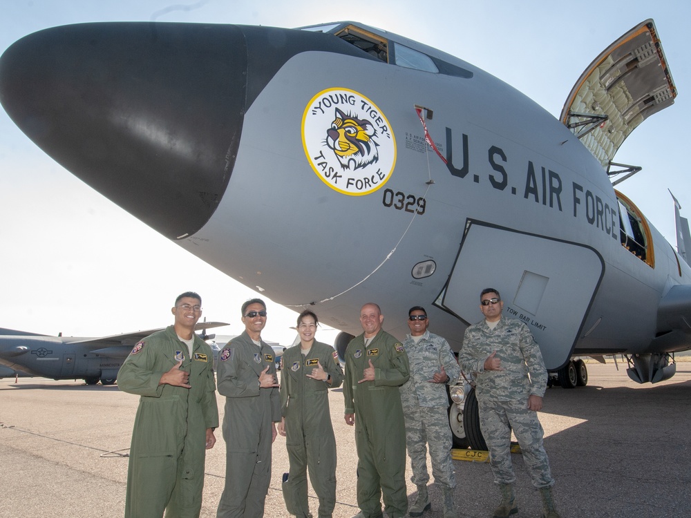 HIANG KC-135 makes historic flyover