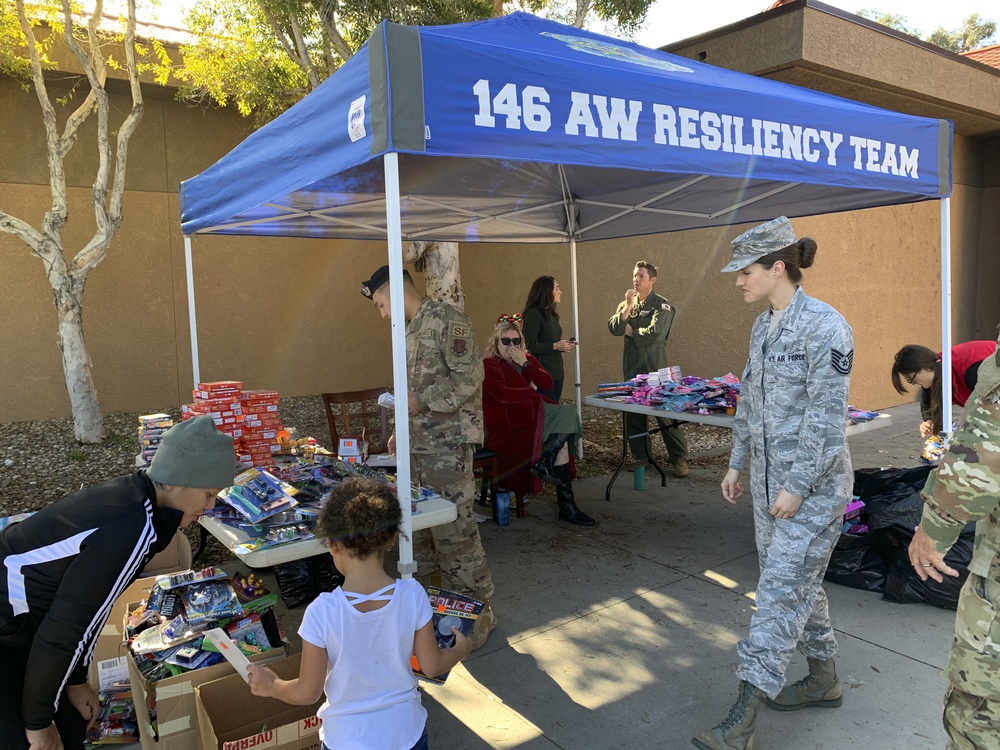 Key Spouse program delivers holiday cheer during toy drive for California Air National Guard airmen