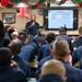 USS Normandy Sailor Gives Safety Training