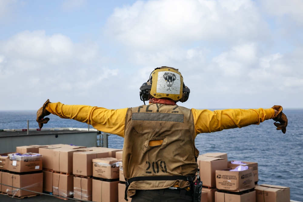 Vertical Replenishment-at-Sea.