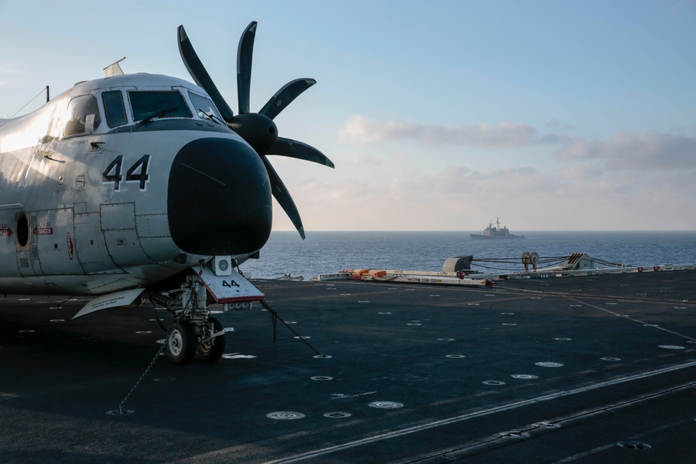 Vertical replenishment-at-sea.