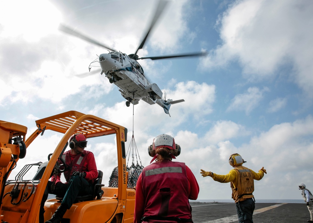 Vertical replenishment-at-sea.