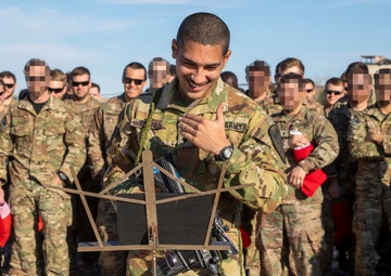 Leaders Bring Holiday Cheer to Soldiers Deployed to Syria