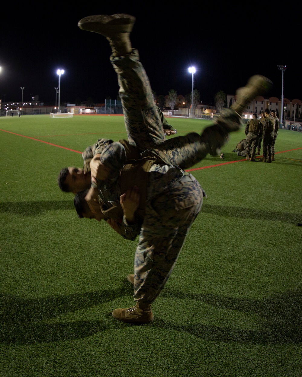 Marines Execute MCMAP Green Belt Test