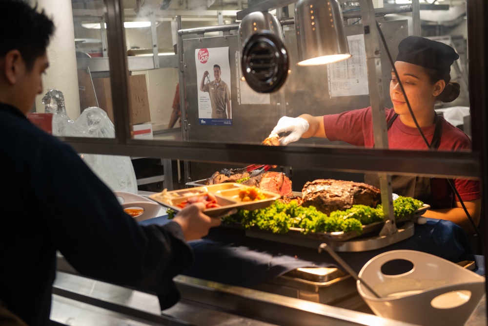 USS John C. Stennis Holiday Meal