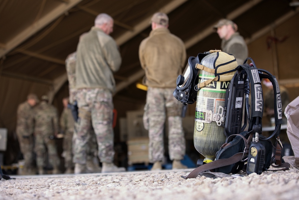 443rd AES demonstrates coalition CBRN equipment capability