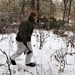 Cold-Weather Operations Course students build improvised shelters, survive outdoors