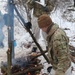 Cold-Weather Operations Course students build improvised shelters, survive outdoors